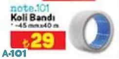 NOTE 101 KOLİ BANDI 45 MMX40 M NOTE 101 KOLİ BANDI 45 MMX40 M